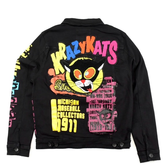Stall & Dean Other - Krazy Kats Embroidered Jacket